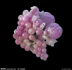 翡翠玉雕摆件葡萄