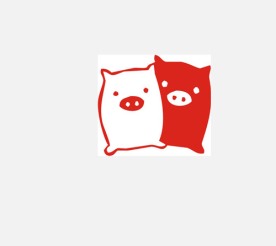 华艺墙贴 可爱小猪