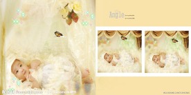 2010摩登宝贝系列儿童样册模板之 天使 宽幅儿童模板