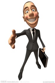 3D商务人物