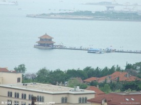 青岛栈桥远景