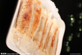 鸡汁锅贴