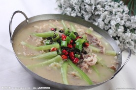 丝瓜烩肥牛
