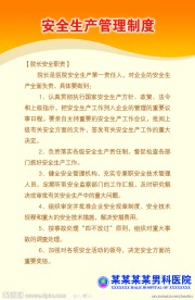 安全生产管理制度院长安全职责
