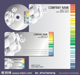 时尚VI办公系列设计矢量素材