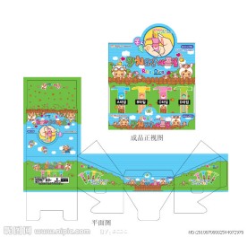 锤形韩国卡通笔芯展示盒
