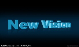 New Vision立体字