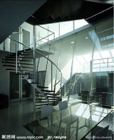 现代办公室室内场景