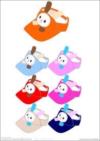 兔子空顶帽效果图及配色