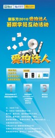 学校易拉宝