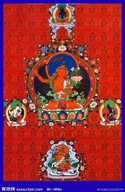 精美唐卡 大智文殊师利菩萨