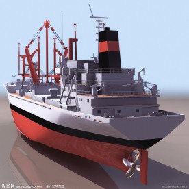 3D货轮模型素材