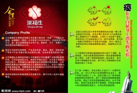 瑞福生黑蒜宣传册页设计
