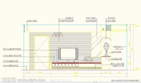 CAD客厅装修图纸