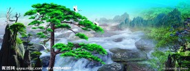 山水风景背景图