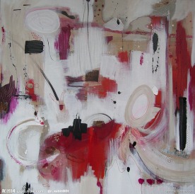 抽象 油画 涂鸦 品味 画作