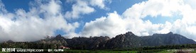 大珠山石门全景