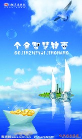 交通银行企业文化海报