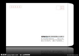 信封模板设计