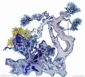 山水风景画图片