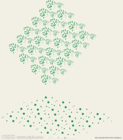花束生态底纹