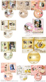 婚纱相册和DVD光盘封面 （10套 共20PSD）