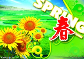 春季吊旗