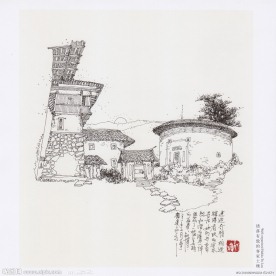 错落有致的客家土楼