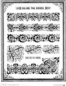 欧式花纹 边框