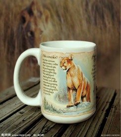 美国探险非洲狮子马克杯