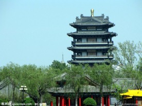 望峰亭 与镜湖路