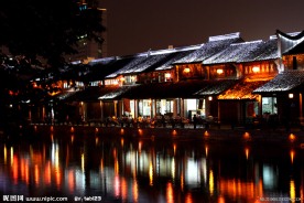 夜景古镇