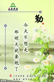 学校展板 标语