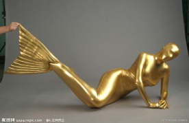 金色的人鱼图片