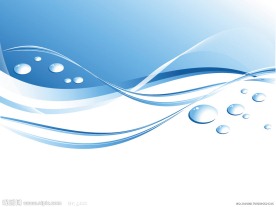 蓝色动感水珠背景