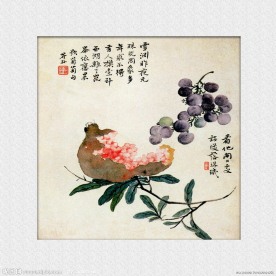 国画水墨画山水画