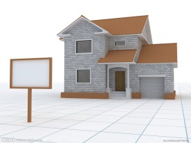 3D建筑物与平面图