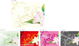 百合花背景图