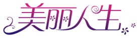 美丽人生文字设计
