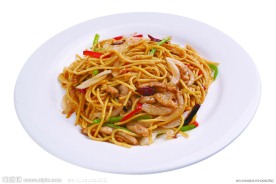 香辣鸡丝炒意粉