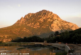 下花园鸡鸣山夕阳