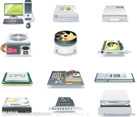 电脑主题矢量图标