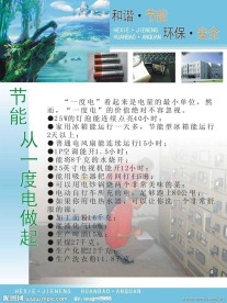 节能环保展板设计