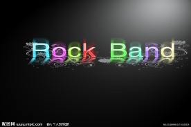 ROCK BAND 英文字母