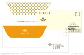 6号西式信封模板