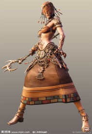 激战游戏女战士