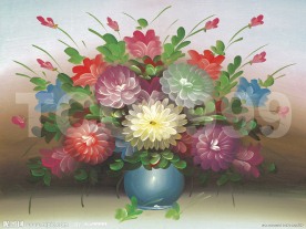 油画 手绘油画 花朵花卉(40x30厘米)