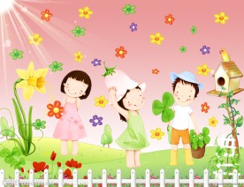 幼儿园 卡通