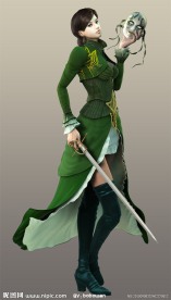 激战游戏女战士