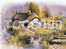 油画 手绘油画 田园风景(40x30厘米)